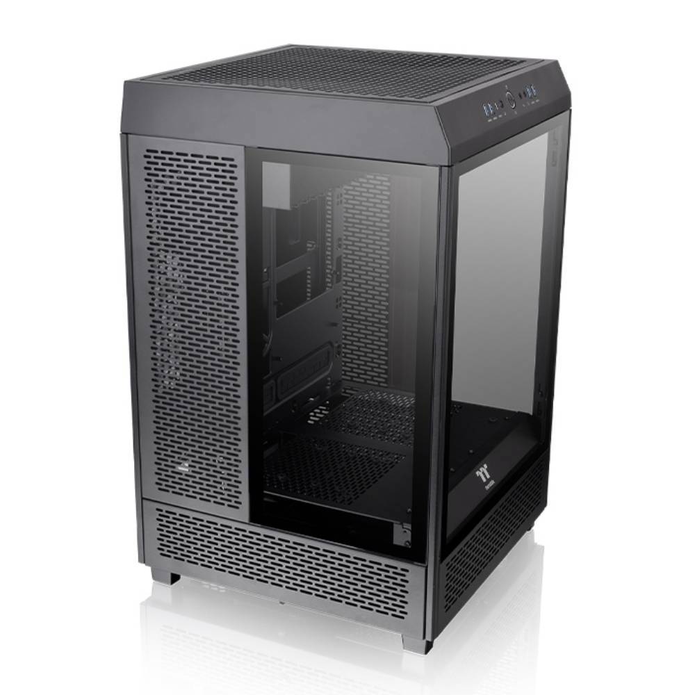 Thermaltake The Tower Tg Tempered Glass Black Edition Usb Mid