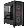 CORSAIR FRAME 4000D RS ARGB AIRFLOW Tempered Glass USB 3.2 Type-C Siyah Mid Tower Kasa
