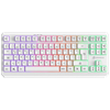 GameBooster G75 Elya Rainbow Aydınlatmalı Beyaz TKL Membrane Gaming Klavye