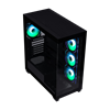 BitFenix CUBE Premium 600W 80+ Tempered Glass FRGB USB 3.0 Mesh ATX Mid Tower Siyah Kasa