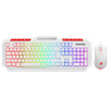 GameBooster KM-11W Knight Beyaz Klavye Mouse Set