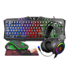 Rampage KM-404 ARGENTI USB Rainbow Gaming Combo Set Klavye+Mouse+MousePad+Kulaklık
