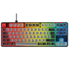 Rampage YORU TKL Gri/Siyah Type-C Bağlantılı OUTEMU Red Swich Q Mekanik RGB Gaming Klavyesi