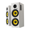 Thonet & Vander Hoch Bluetooth 5.3 Uzaktan Kumandalı RCA 120W Beyaz 2.0 RMS Hoparlör