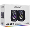 MIKADO MD-S23 GLARE 2.0 3W*2 RGB Siyah USB Gaming Speaker Hoparlör
