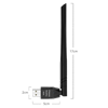 VegGieg 300 Mbps 2.4Ghz/6Ghz Dual Band Alıcı Verici USB WiFi 6 Adaptör