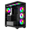 GameBooster FALCON GB-A750B 750w 80+ Bronze USB 3.0 Mesh ARGB ATX Mid Tower Gaming Kasa