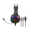 Rampage KM-404 ARGENTI USB Rainbow Gaming Combo Set Klavye+Mouse+MousePad+Kulaklık