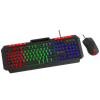 GameBooster KM-11B Knight Siyah Klavye Mouse Set