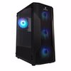 GameBooster GB-G3309B 550W 80+ Mesh Panel USB 3.0 Mid Tower Kasa