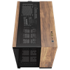 CORSAIR 2500X Tempered Glass Dual Chamber USB 3.1 Type-C Siyah/Ceviz Ağacı mATX Kasa