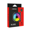 Rampage 7C-120S 12cm Double Ring Aynalı ARGB Siyah Kasa Fanı