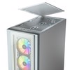 CORSAIR iCUE 4000X RGB Tempered Glass Beyaz Mid Tower Kasa