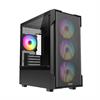 FAZEON F1 650W 80+ Bronze Tempered Glass Mesh 4x Rainbow Fanlı USB 3.0 mATX Bilgisayar Kasası