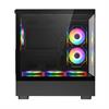 FAZEON F2 650W 80+ Bronze Tempered Glass Mesh 6x ARGB Fanlı USB 3.0 ATX Bilgisayar Kasası