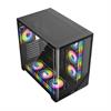 FAZEON F3 750W 80+ Bronze Tempered Glass 7x ARGB Fanlı USB 3.0 ATX Bilgisayar Kasası