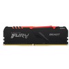 Kingston 8GB FURY Beast RGB 3600Mhz CL17 DDR4 Single Kit Ram