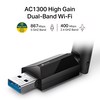 TP-LINK ARCHER T3U PLUS AC1300 Yüksek Kazançlı Kablosuz Çift Bant USB Adaptör