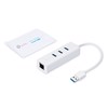 TP-LINK UE330 USB 3.0 3-Port Hub ve Gigabit Ethernet Adaptör