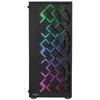 RAMPAGE AZZA V1 600W 80+ Bronze Tempered Glass USB 3.0 ARGB ATX Siyah Kasa