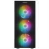 Everest FACED V5 600W Tempered Glass USB 3.0 Mesh Rainbow ATX Mid Tower Siyah Kasa