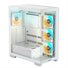 GIGABYTE C500 PANORAMIC STEALTH ICE USB 3.0 USB-C ATX Mid Tower Bilgisayar Kasası