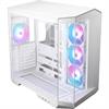 MSI MAG PANO 100R PZ WHITE USB 3.2 Tempered Glass Beyaz ATX Mid Tower Kasa