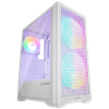 RAMPAGE GYRA V1 650W 80+ Bronze Tempered Glass USB 3.0 USB-C Rainbow ATX Beyaz Kasa