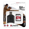 Kingston Canvas React Plus 64GB Flash Kart ve Kart Okuyucu