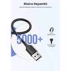 Ugreen USB to Micro USB 1.5M Beyaz Hızlı Şarj Kablosu
