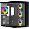 PowerBoost PB-SS02B Sea View USB 3.0 ARGB ATX Mid Tower Siyah Kasa