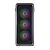 FSP CUT593P Tempered Glass Mesh USB 3.0 Type-C ARGB Siyah ATX Mid Tower Kasa + FSP 1000W PSU
