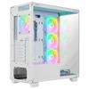 Rampage HYDRA V1 ARGB USB3.0 Tempered Glass Beyaz E-ATX Gaming Kasa