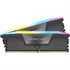 CORSAIR 32GB (2x16GB) Vengeance RGB 6000MHz CL28 DDR5 Siyah Dual Kit Ram