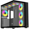 PowerBoost PB-SS02B Sea View USB 3.0 ARGB ATX Mid Tower Siyah Kasa