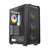 FAZEON F10 650W 80+ Bronze Tempered Glass Mesh 4x ARGB Fanlı USB 3.0 ATX Bilgisayar Kasası