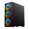 Rampage TRAPPER Tempered Glass 650W 80Plus Bronze Siyah ARGB Gaming Kasa