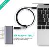Ugreen USB 3.1 Thunderbolt 3 Type-C Erkek to Type-C 50cm Dişi Uzatma Kablosu
