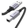 Ugreen USB-A to USB-B 2.0 2m Örgülü Yazıcı Kablosu