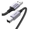Ugreen USB-A to USB-B 2.0 3m Örgülü Yazıcı Kablosu