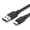 Ugreen USB to USB-C Siyah 1.5m Hızlı Şarj Kablosu