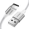 Ugreen USB to USB-C Beyaz 2m Örgülü Hızlı Şarj Kablosu