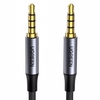 Ugreen 3.5mm Hi-Fi Örgülü TRRS Siyah 3 Metre Aux Ses ve Mikrofon Kablosu