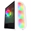 Rampage ZUKO 600W 80 Plus Bronze Rainbow 4 Adet Fanlı Temper Camlı Beyaz Oyuncu Kasası