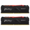 Kingston 16GB(2x8GB) FURY Beast RGB 3200Mhz CL16 DDR4 Dual Kit Ram