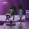 Fifine AM8 XLR USB RGB Dinamik Cardioid Yayıncı Mikrofonu