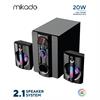 Mikado MD-95BT 2+1 20W Siyah Multimedya Fm/bt/sd/usb Hoparlör