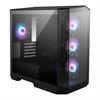 MSI MAG PANO 100R PZ USB 3.2 Tempered Glass Siyah mATX Tower Kasa