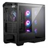MSI MAG PANO 100R PZ USB 3.2 Tempered Glass Siyah mATX Tower Kasa