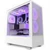 NZXT H5 2023 Flow RGB Edition USB 3.2 Beyaz ATX Mid Tower Kasa